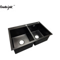 New design double bowl handmade undermount sink